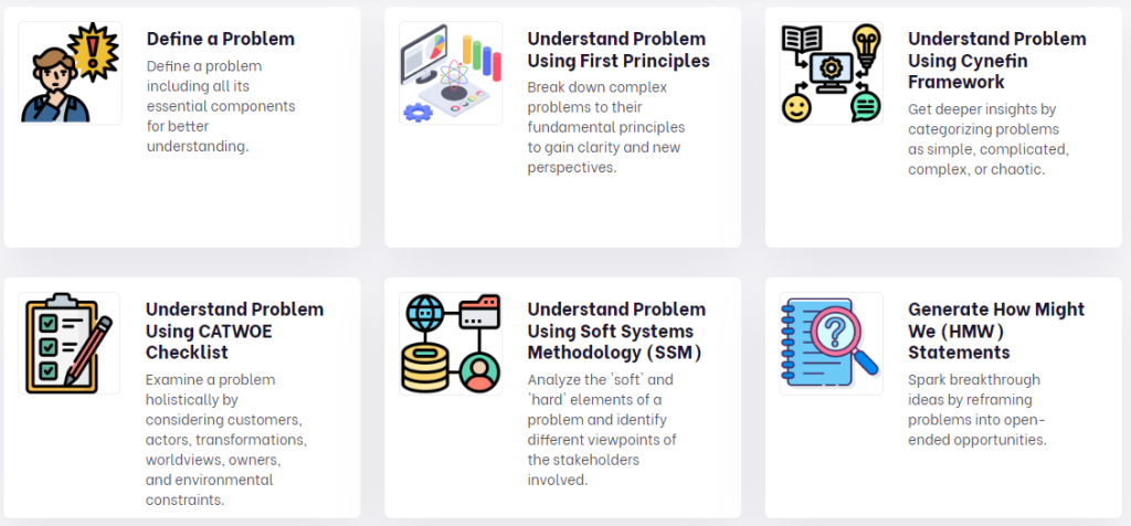 Tools for Defining and Understanding Problem of the Customer or End-User