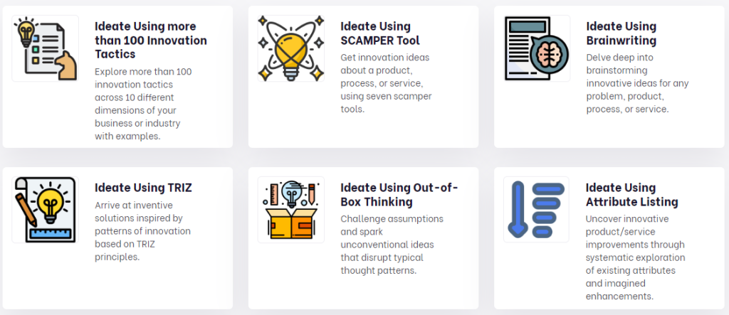 Tools for Generating New Ideas for Innovation or Inventive Problem Solving