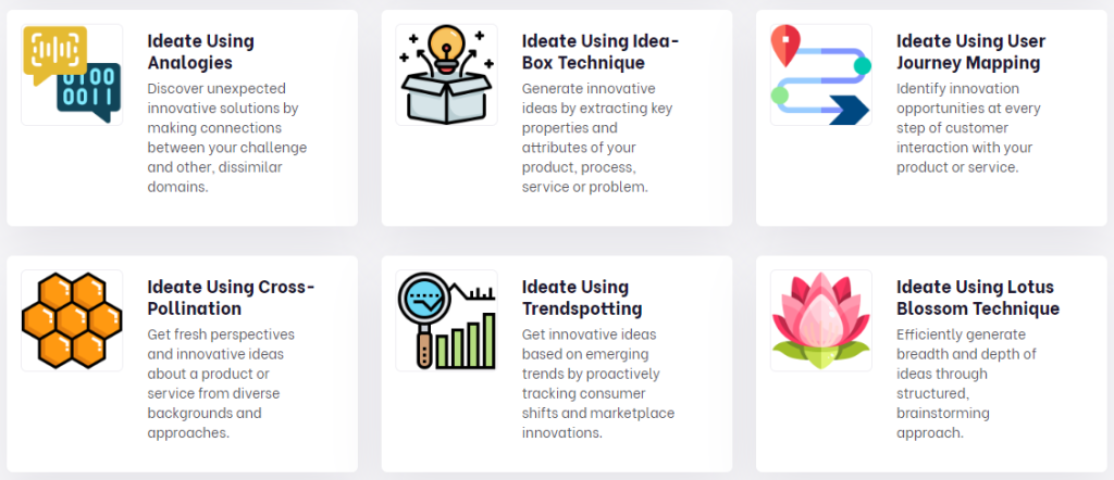 Tools for Generating New Ideas for Innovation or Inventive Problem Solving