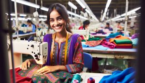 happy-female-worker-in-garment-factory